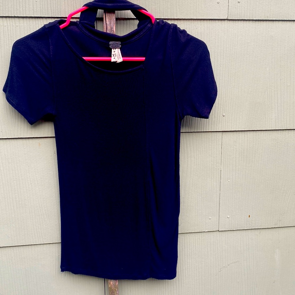 XS Free People asymmetrical top
